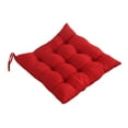 thumbnail image 1 of Chair Cushions for Dining Chairs Tufted Memory Foam Kitchen Seat Cushions Chair Pads With Ties 14.6” X 14.6” Chair Cushions for Dining Chairs Chair Pads Cushion Indoor Dining, 1 of 3