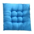 thumbnail image 1 of Chair Cushions For Kitchen Chairs With Ties 16 X 18 ", Blue Dining Chair Cushions Tufted Memory Foam Kitchen Seat Cushions Indoor Non-Slip Chair Pads, 1 of 1
