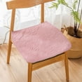 thumbnail image 1 of Chair Cushions Non Slip, Usupdd Thin Chair Pads for Dining Room Office, 15.7x15.7 Inch Washable Polyester Seat Cushion for Computer Desk Car, Pink, 1 of 6
