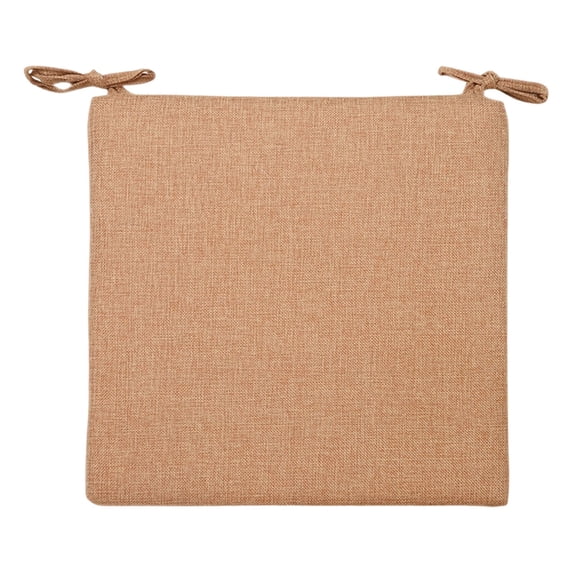 Chair Cushions, Ongmies Cotton and Linen Seat Cushion with Ties Thick Dining Chair Cushions Removable Chair Pads for Dining Chairs Washable