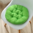 thumbnail image 1 of Chair Cushions, Round Chair Cushions for Dining Chairs Memory Foam Tufted Plush Chair Pad Non Slip Soft Seat Cushion for Kitchen Barstool Dining Room Office Outdoor Indoor(Green, 19.7x19.7in), 1 of 1