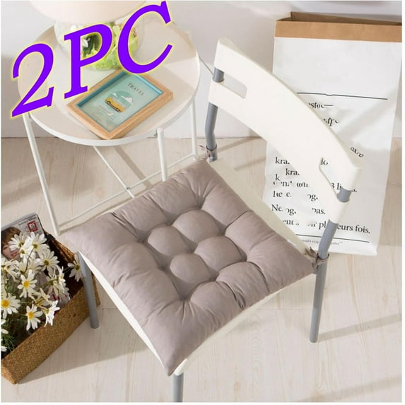 Chair Cushions Set of 2 Outdoor Furniture Cushions 15.7"X15.7" Patio Seat Cushions for Kitchen Dining Room Office Wicker Chair Cushions for Outdoor Furniture