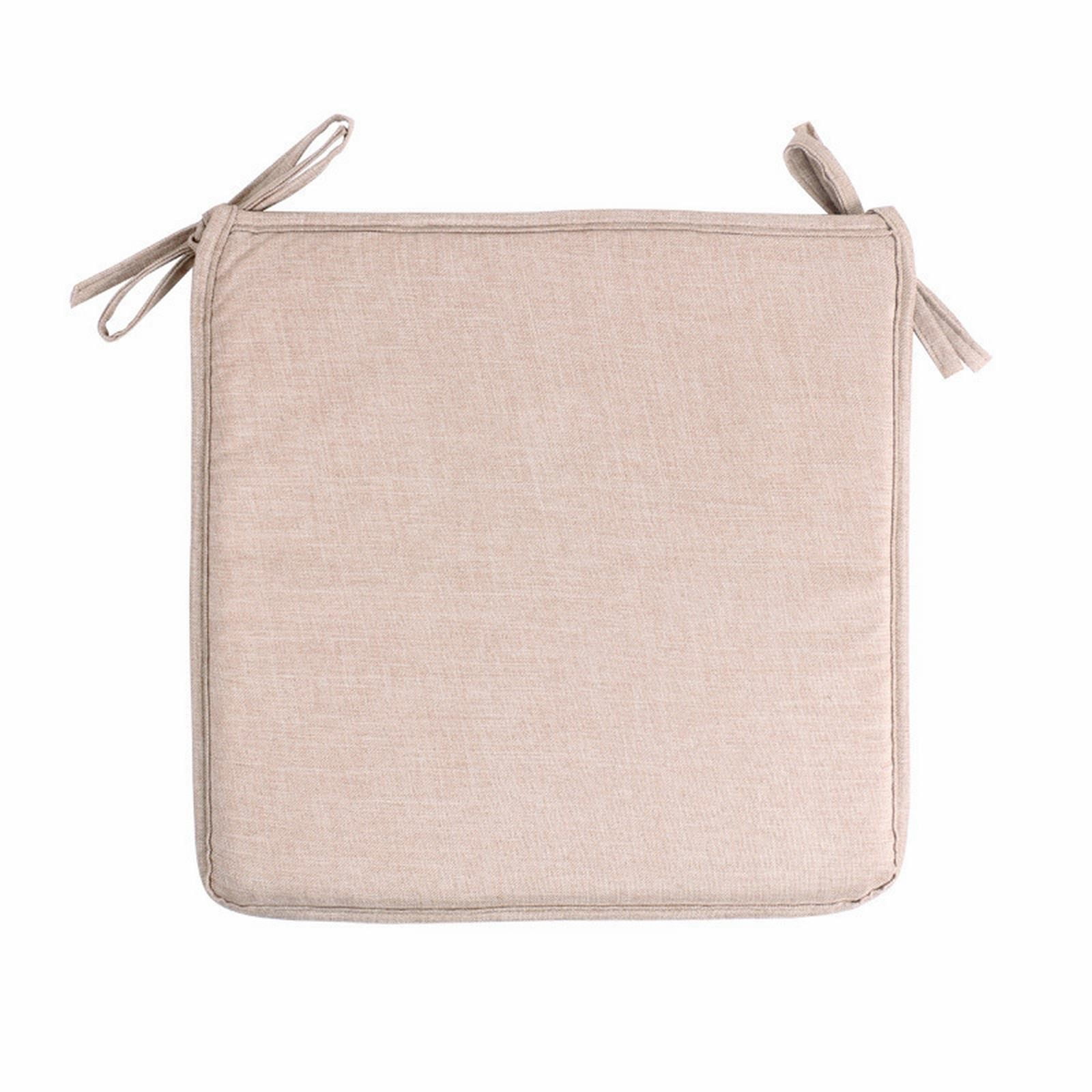 Chair Cushions Square Strap Garden Chair Pads Seat Cushion For Outdoor