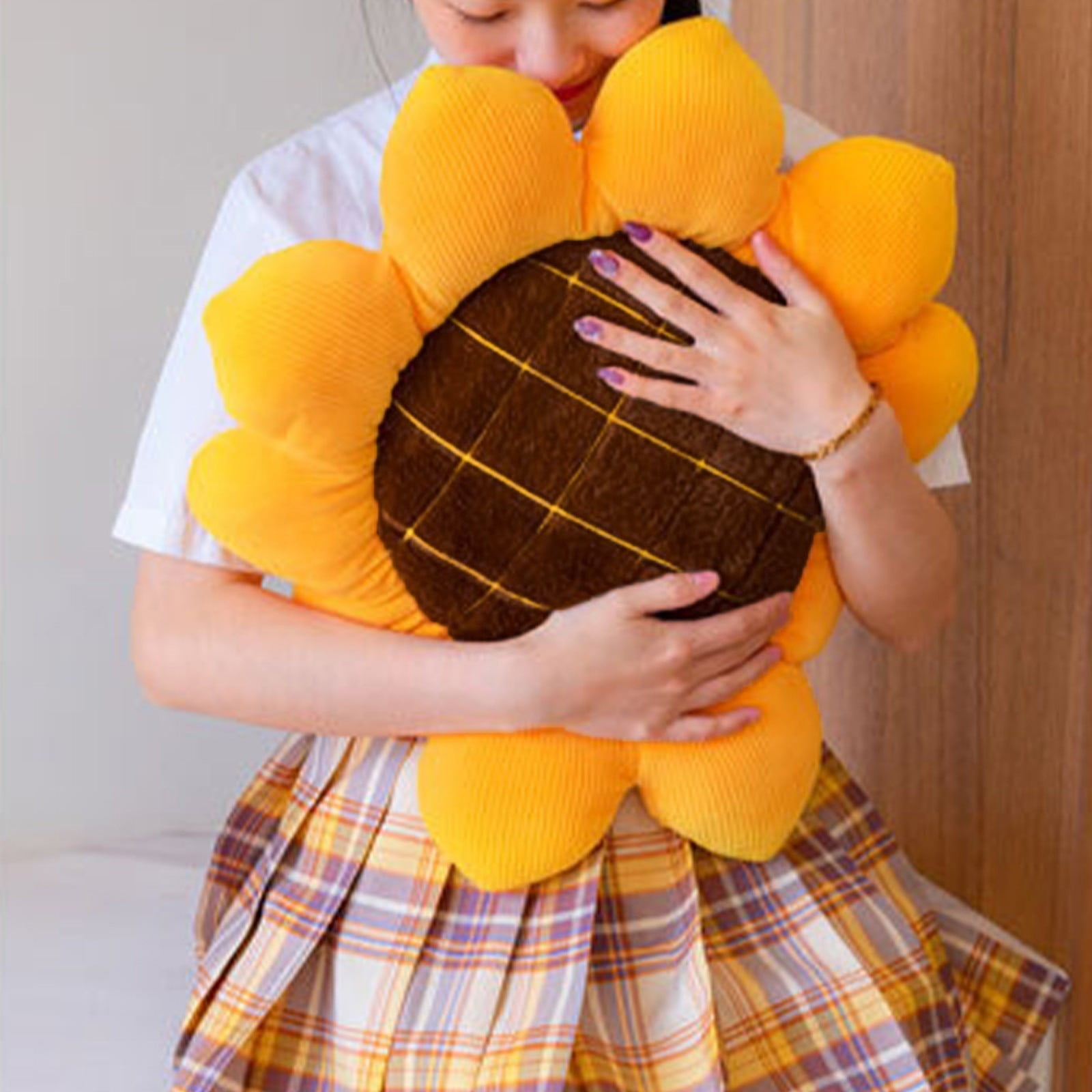 Chair Cushions Sunflower Plush Cushion Cushion Is Suitable For Sofa Office Bed And The Floor Is Used As Cushion Cushion Seat Cushion Office Chair