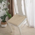 thumbnail image 1 of Chair Cushions for Dining Chairs, Non-Slip Kitchen Seat Cushions with Ties, 18" x 18", Outdoor Indoor Seat Pads, Khaki, (1 Pack), 1 of 6