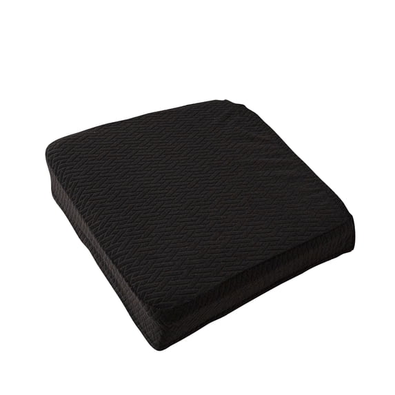 Chair Cushions for Office Chair, Office Chair Seat Cushion, 18X18X4 In, Black, Stretch Fabric, Workstation Seating, 1 Pc