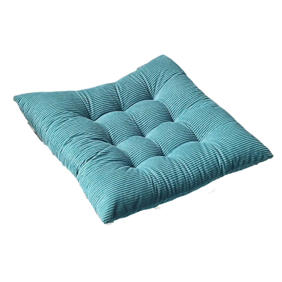 Chair Cushions with Straps, Size 40 x 40 cm, Filled Seat CushionLight