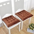 thumbnail image 1 of Chair Cushions with Ties, Tufted Memory Foam Seat Pads, Non-Slip Kitchen Chair Cushions for Indoor Use, Soft and Comfortable, 1 of 4