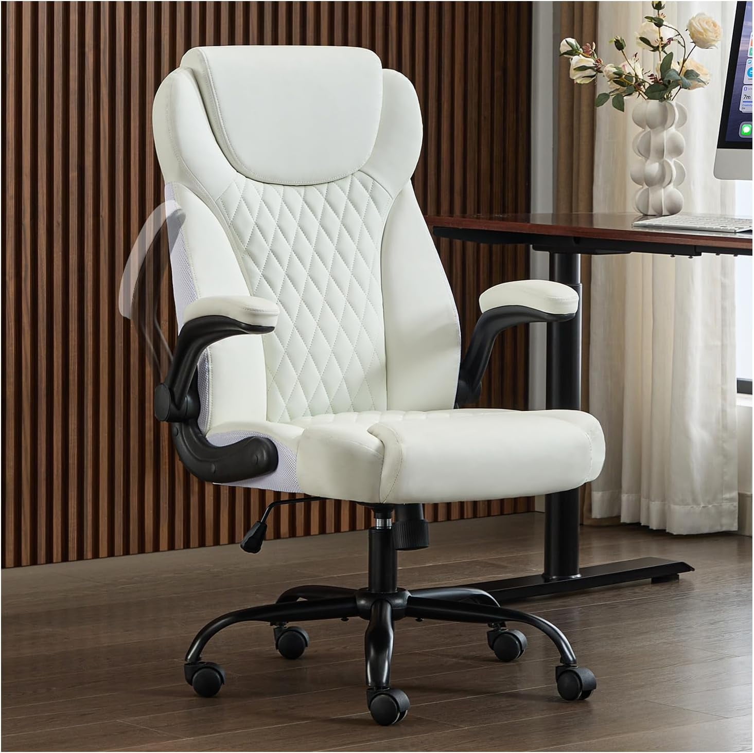 Chair Executive Leather Chair Chairs Ergonomic Computer Chair with ...