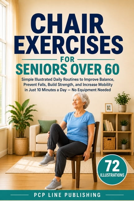 Chair Exercises for Seniors Over 60: Simple Illustrated Daily Routines ...