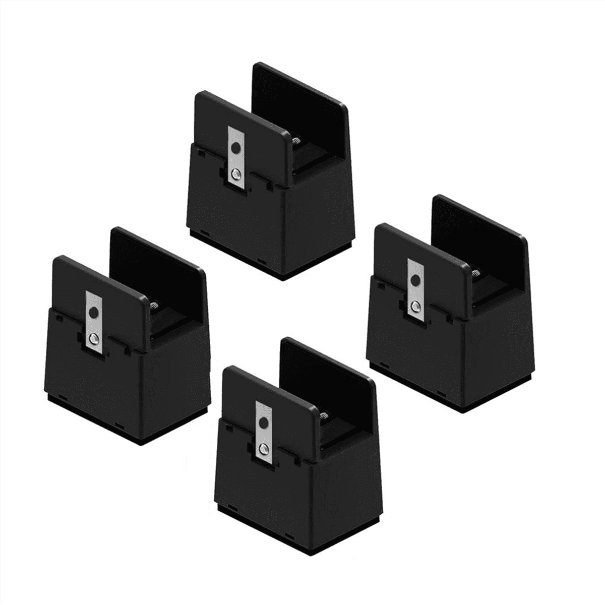 Chair Feet Risers with Screw Clamp Adjustable Height Heavy Duty Sofa