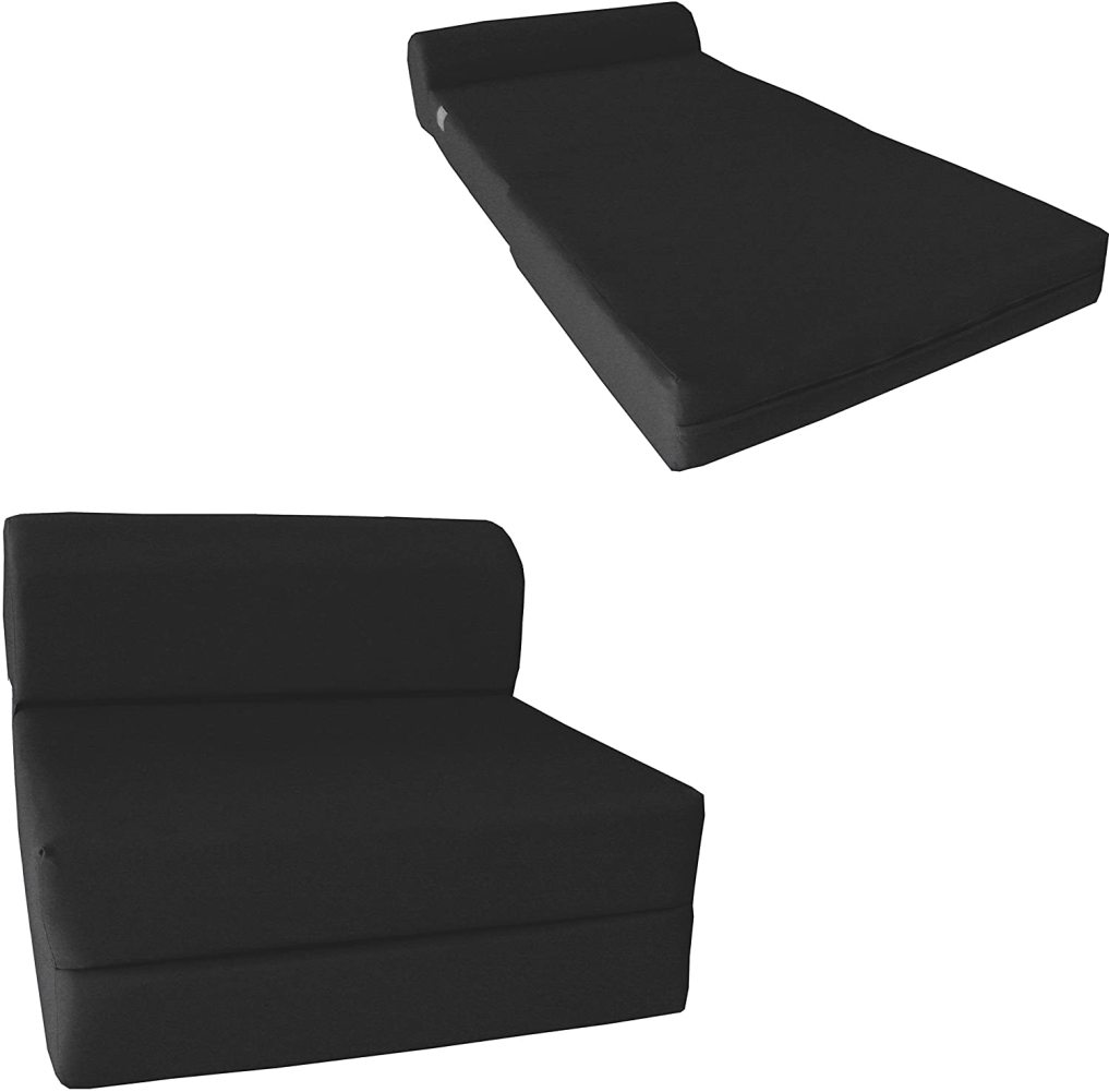 Chair Folding Foam Bed, Studio Sofa Guest Folded Foam Mattress (6" x 24