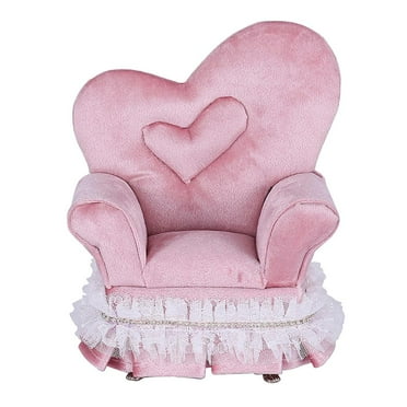 Chair Jewelry Box for Women, Compartments Necklace Display Jewelry