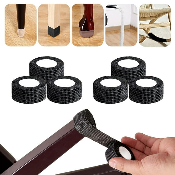 Chair Leg Floor Protector 6PS Furniture Sliders for Hardwood Floors for Various Chair Covers Non-Slip, Easy Move, Reduce Noise, Felt Pads for Protecting Hardwood/Tile Floors from Scratches and Noise