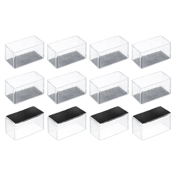Uxcell Chair Leg Floor Protectors, & Felt Chair Leg Cover Caps for Hardwood 30x60mm/ 1.18"x2.36" 12