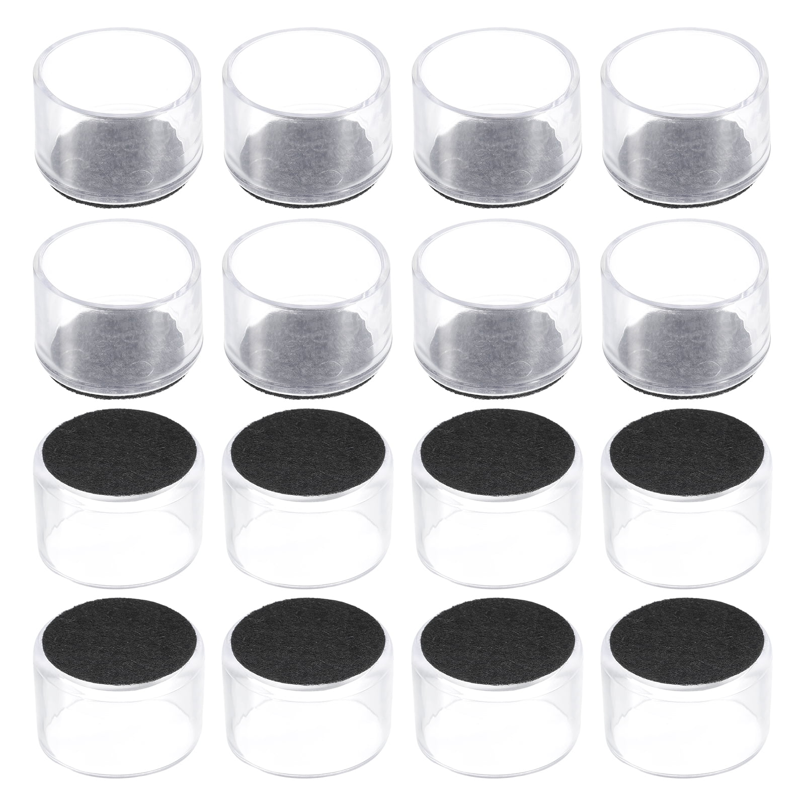 Uxcell Chair Leg Floor Protectors, & Felt Chair Leg Cover Caps for Hardwood Floor 1.38"