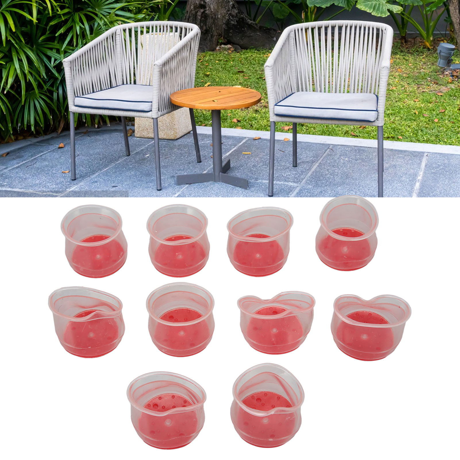Chair Leg , Silicone Noise Reduction 10Pcs Reusable Chair Leg Floor