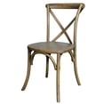 thumbnail image 1 of Chair - Lucca X Back Wood - Rustic (4/Box), 1 of 3