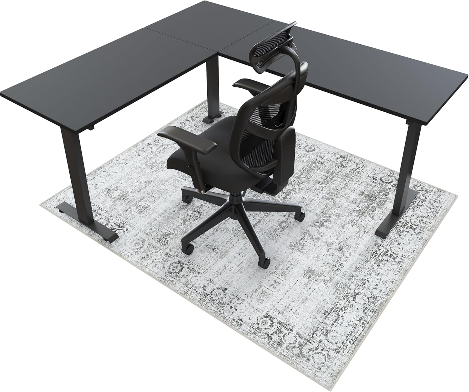 Kuyal Clear Chair Mat For Hardwood Floor 51 X 63 Inches Transparent - View #6