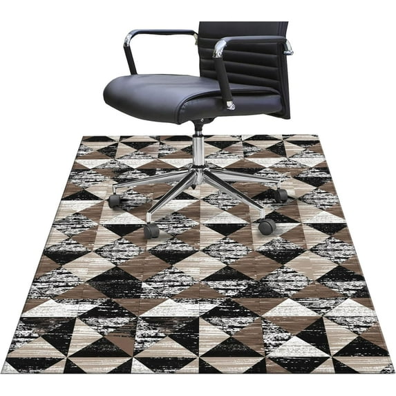 Chair Mat for Hardwood Floor at Home Office, Under Desk Chair Mat for Computer Gaming Chair Wheels Easy Rolling, Anti-Slip Washable Protection Mats 36"x48"