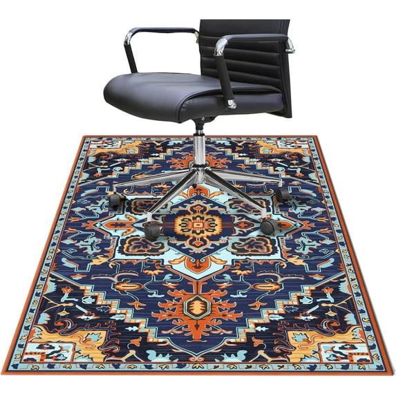 Chair Mat for Hardwood Floor at Home Office, Under Desk Chair Mat for Computer Gaming Chair Wheels Easy Rolling, Anti-Slip Washable Protection Mats 36"x48"
