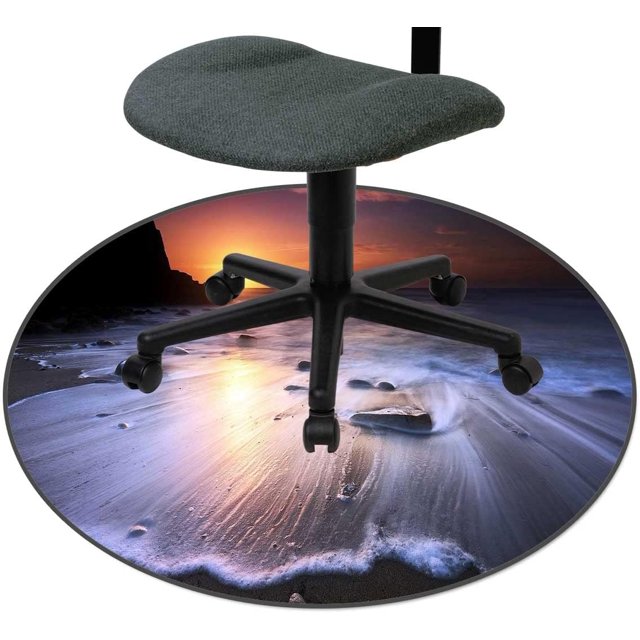 Chair Mat Kitten Feline Pet Domestic Chair Mat for Wood Floors Office