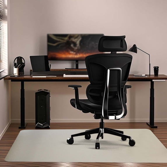 Chair Mat Rug Floor Protector for Hardwood and Carpeted Heavy Duty Under Desk Mat Computer Gaming Chair Mat Home Furniture Accessory