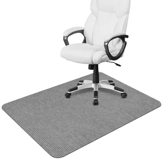 Chair Mat for Hardwood Floor,55" x 35"Corduroy Office Chair Mats,Floor