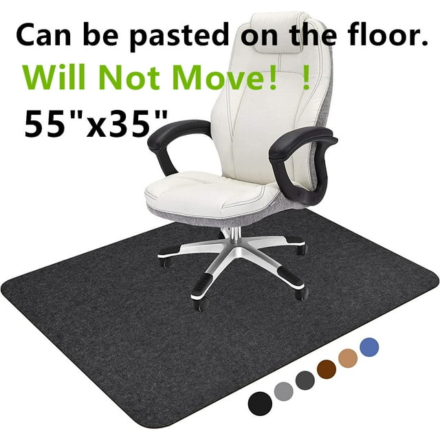 "Griffinlife 55"" x 35"" Office Rolling Chair Mat, Hardwood Floor