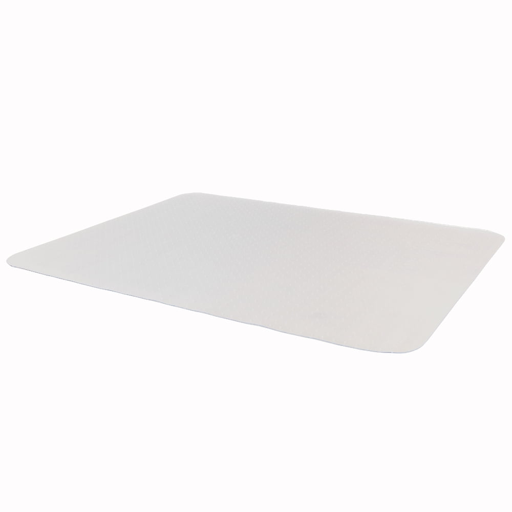 Clear Textured PVC Rectangular Chair Mat for Hard Floors