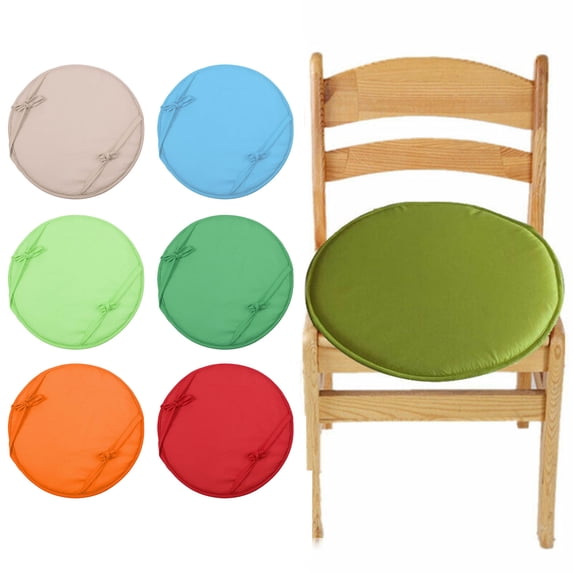 Chair Pad Lumbar Support Cushion Machine Washable Pads Round Garden Chair Pads Seat Cushion For Outdoor Bistros Stool Patio Dining Room