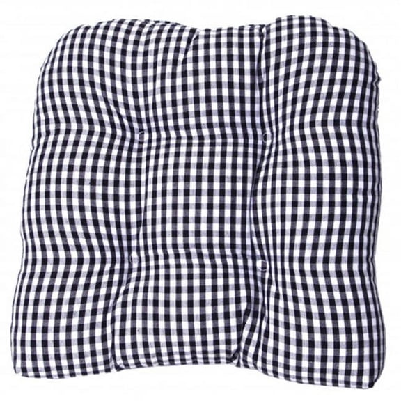 Chair Pad, Toro Black Check