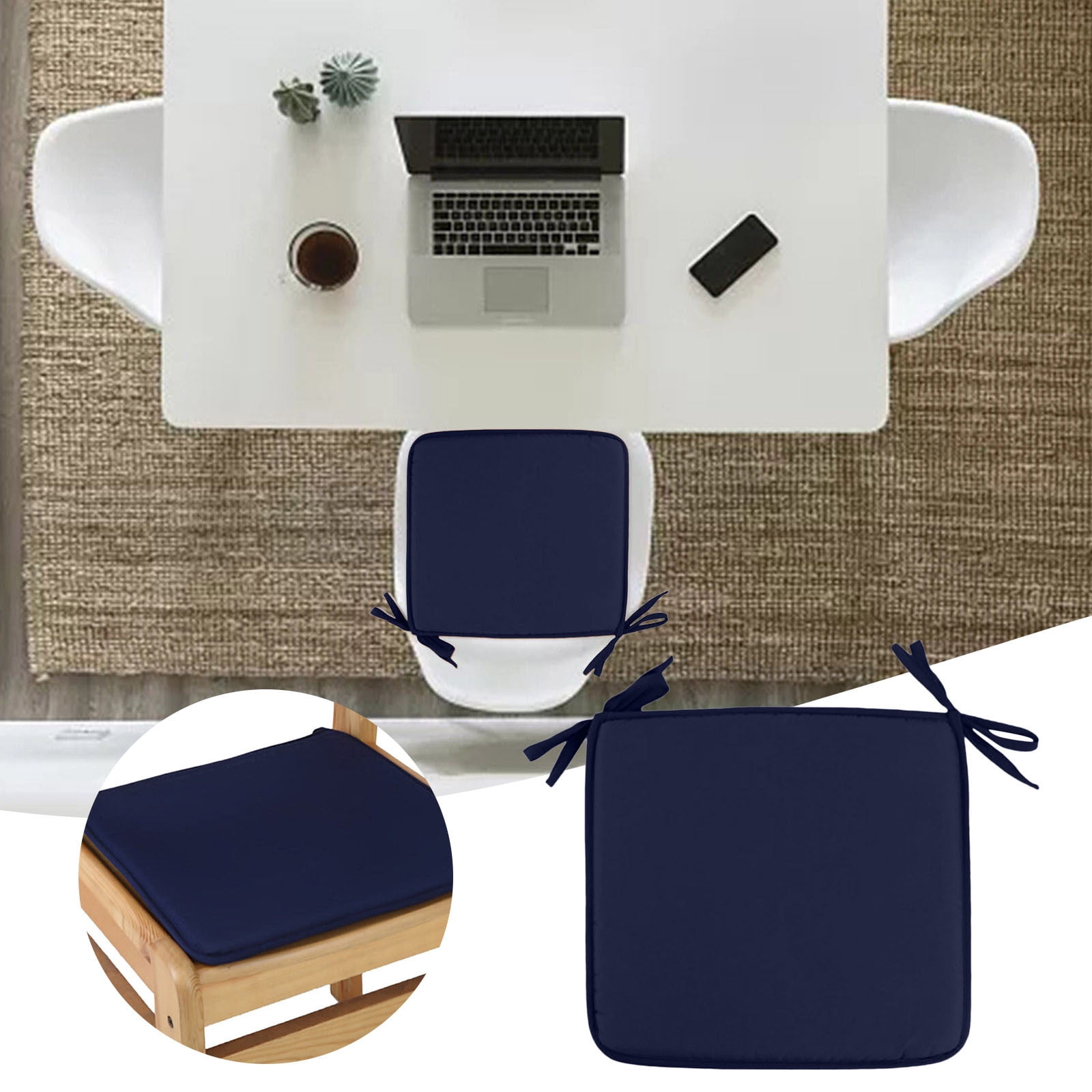 Chair Pad With Ties Non Kitchen Dining Chair Cushion And Seat Cushion