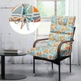 thumbnail image 1 of Chair Patio Cushion Chair Pads, Patio High Back Lounger Patio Cushion Seat Back Solid Chair Cushion High Rebound Foam Rocking Chair Cushions, 1 of 7