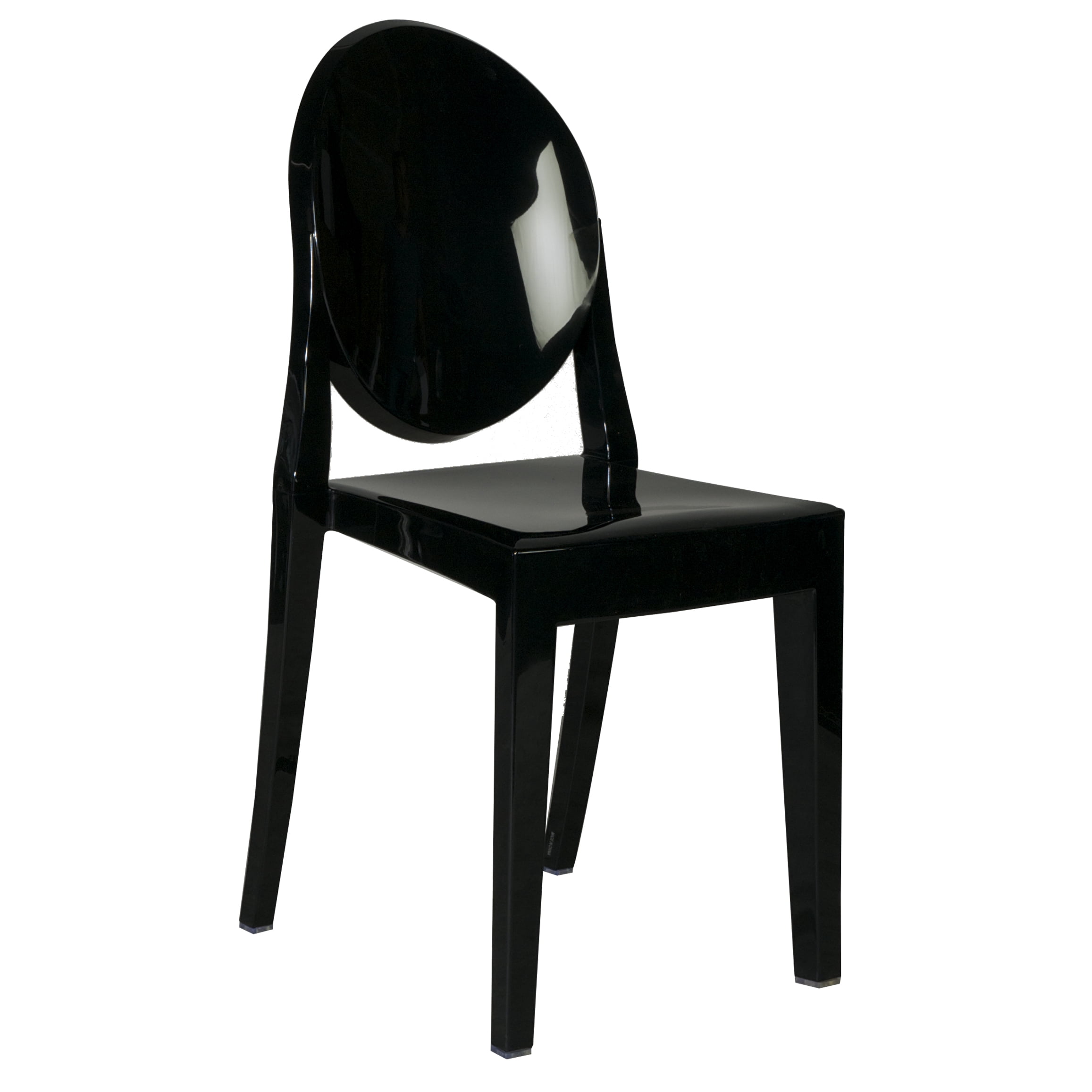 Chair - Phantom Resin w/o Arms - Black (4/Box)