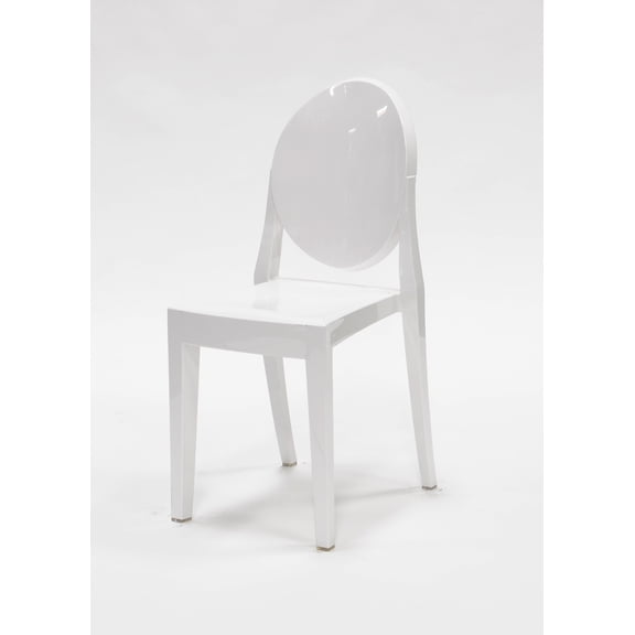 Chair - Phantom Resin w/o Arms - White (4/Box)