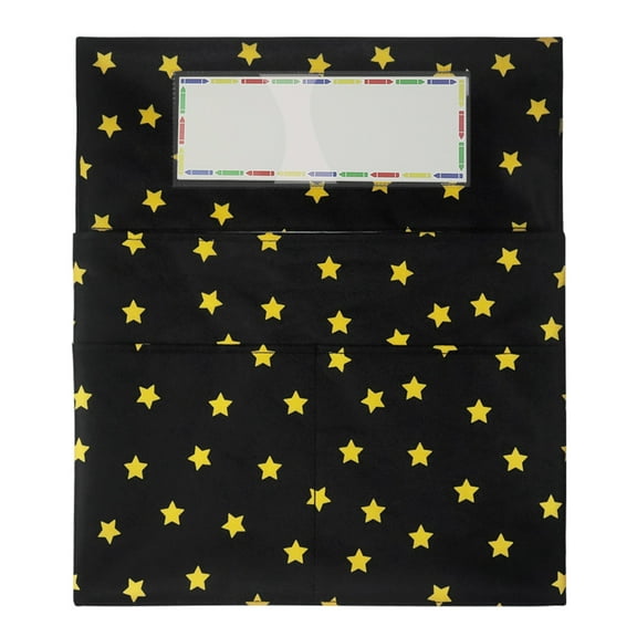 Chair Pocket Back of Chair Organizer Seat Back Storage with Label Slot for Classrooms