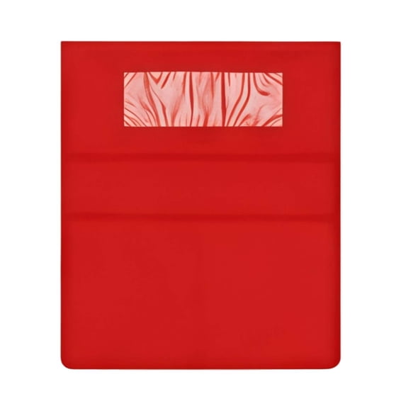 Chair Pockets for Classroom,16.54x18.9 Inch Chair Hanging Bag with 3 Chair Storage Slot and Clear Name Tag,Desk Sundry Storage and Sorting,Red