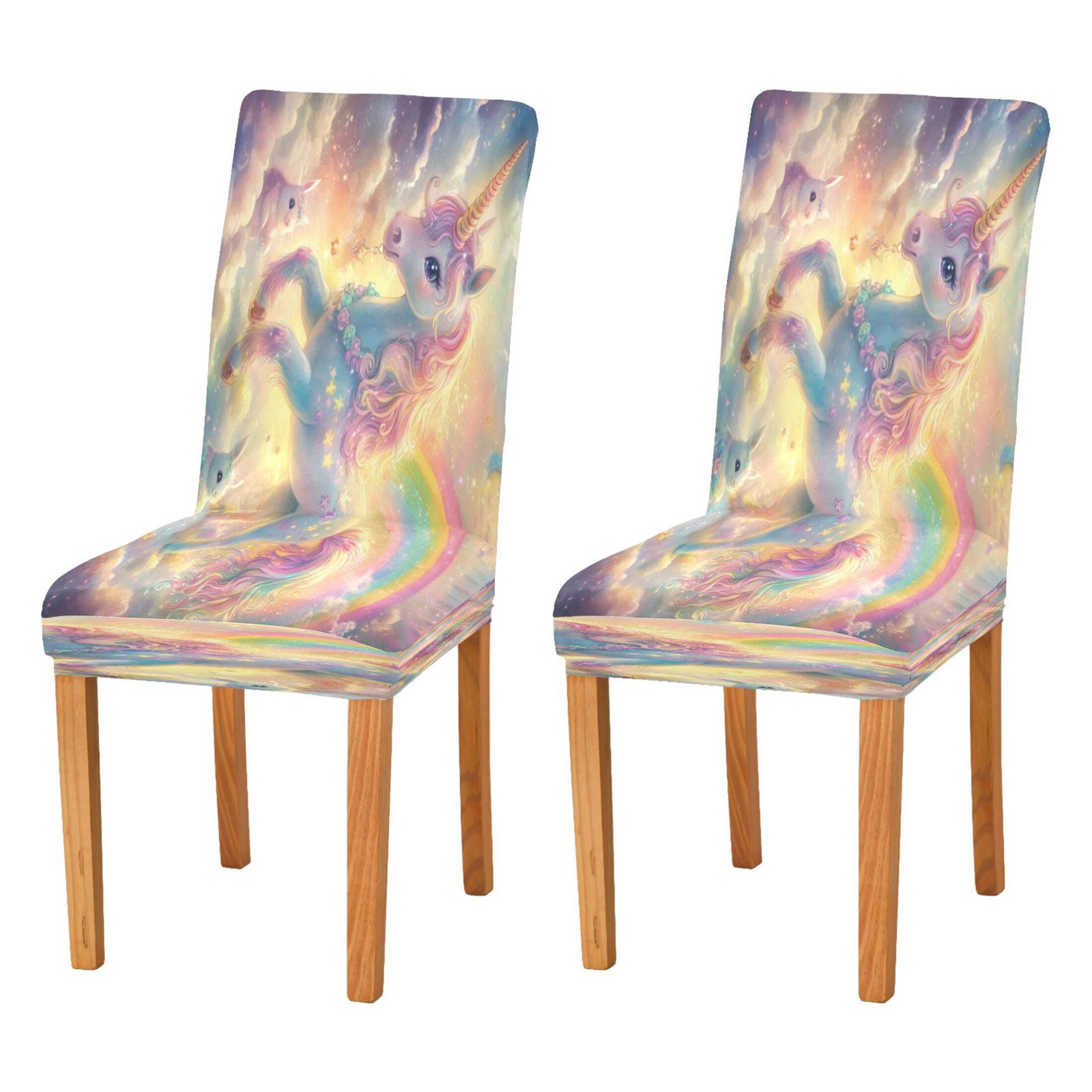 Chair Protector Cover Dining Chair Slipcovers Pack of 4, Removable ...