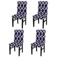 thumbnail image 1 of Chair Protector Cover Slipcover Pack of 4, Stretch Removable Washable Spandex Chair Cover for Dining Room Wedding Banquet Decoration, 1 of 7
