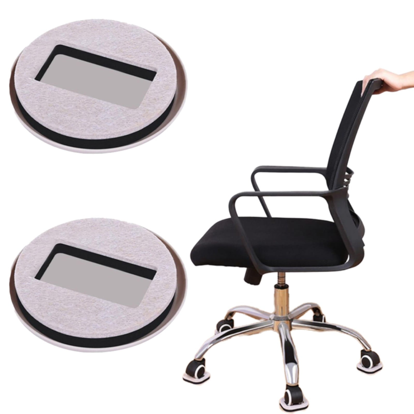 Chair Pulley Holder Round Bean Color Clearance! Furniture Caster Cups ...