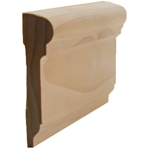 EWCH17 Colonial Chair Rail 3-1/4" Tall x 13/16" Moulding. Unfinished
