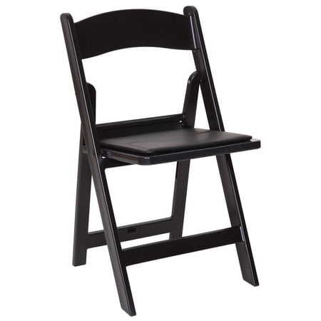 Chair - Rhino Classic Resin Folding - Black/Black Seat (4/Box)