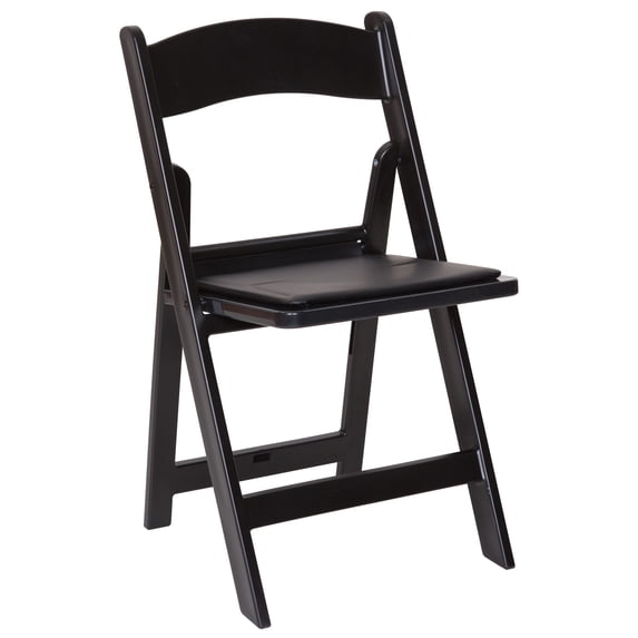 Chair - Rhino Classic Resin Folding - Black/Black Seat (4/Box)