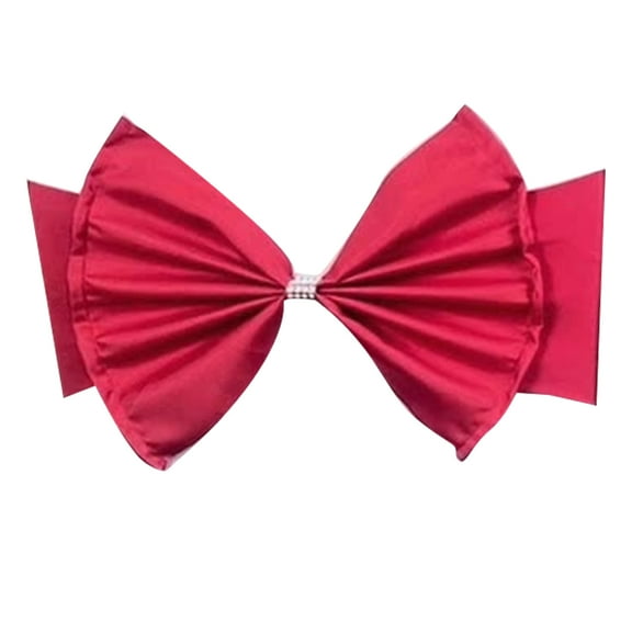Chair Sash Chair Ribbon Bows Tie Stretch For Wedding Receptions Birthday Celebration And More Chair Decoration 1PC