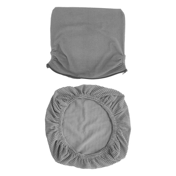 Chair Seat Cover Dining Chair Cover Washable Elastic Chair Seat Protector Chair Slipcover for Party Home Living Room Kitchen Restaurant Gray