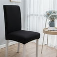 thumbnail image 1 of Chair Seat Cover Solid Color Brushed High Elastic Polyester Spandex Universal Fit 15.7-19.7in Waterproof Slip-Resistant Easy Install for Dining Office, 1 of 3