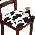 thumbnail image 1 of Chair Seat Covers set of 4 Stretch Printed Chair Covers for Dining Room Square Removable Washable Chair Protector Seat Cushion Slipcovers for Kitchen Office, 1 of 6