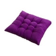 thumbnail image 1 of Chair Seat Cushion 2 Piece, Purple for Dining Chair, Office Chair, Patio Chair, Sofa, or Floor Seating, 1 of 3