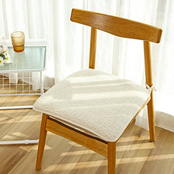 Chair Seat Cushion Memory Foam Chair Cushion for Kitchen, Dining,Office or Car Thicken Soft Student Seat Pad Winter Warm Office Chair Sit Mat Non-Slip Stool Cushions 18x18in